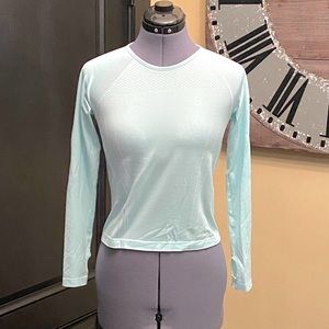Avia seafoam green top girls L 10-12 208